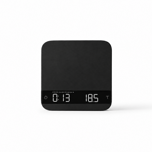 Premium Compact Espresso Coffee Scale in White, Grey & Black