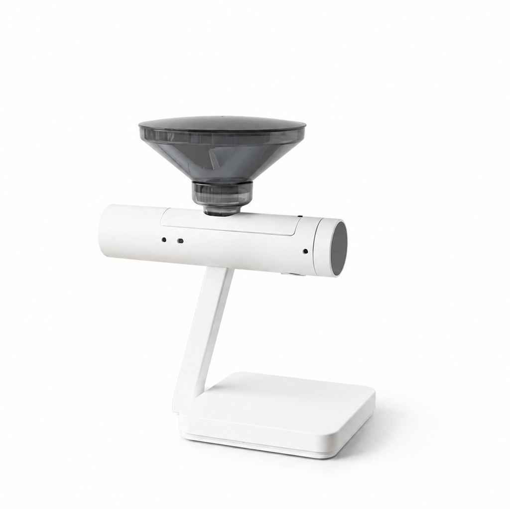 Premium Automatic Coffee Bean Doser in Black, White & Grey