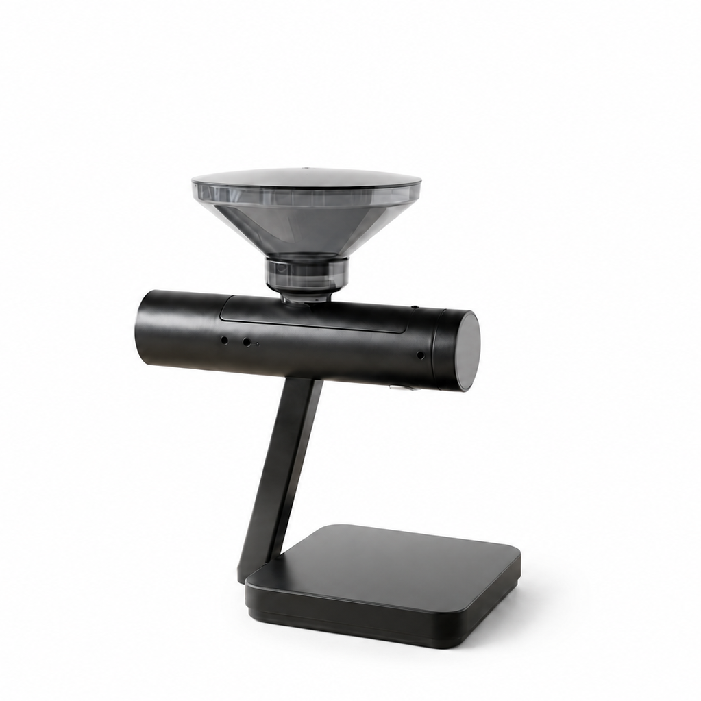 Premium Automatic Coffee Bean Doser in Black, White & Grey