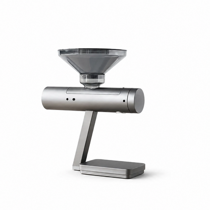 Premium Mini Automatic Coffee Bean Doser in Black, White & Grey