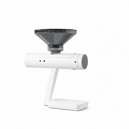 Premium Mini Automatic Coffee Bean Doser in Black, White & Grey