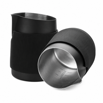 Premium Black 450ml Handleless Milk Frothing Pitcher