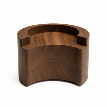 Premium Walnut Espresso Tamp Station