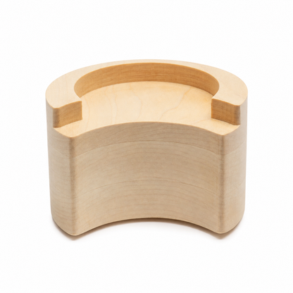 Premium Maple Espresso Tamp Station