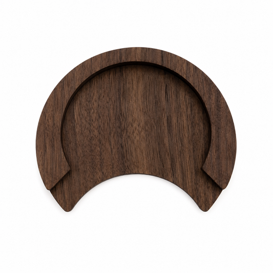 Premium Walnut Espresso Tamp Station