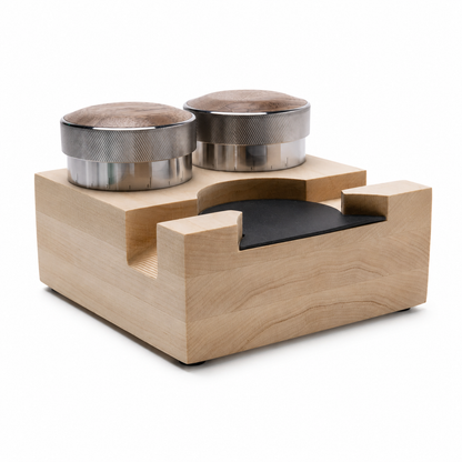 Premium Maple 58.3mm Espresso Tamp Station Tool Kit