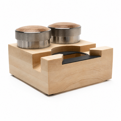 Premium Maple 58.3mm Espresso Tamp Station Tool Kit