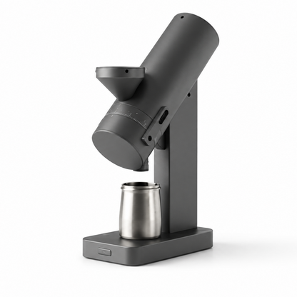 Premium Grey 64mm Flat Burr Electric Coffee Grinder