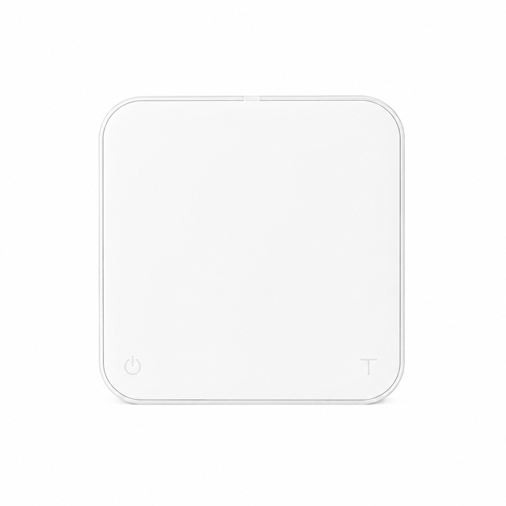 Premium Smart Coffee Brewing Scale in White & Black