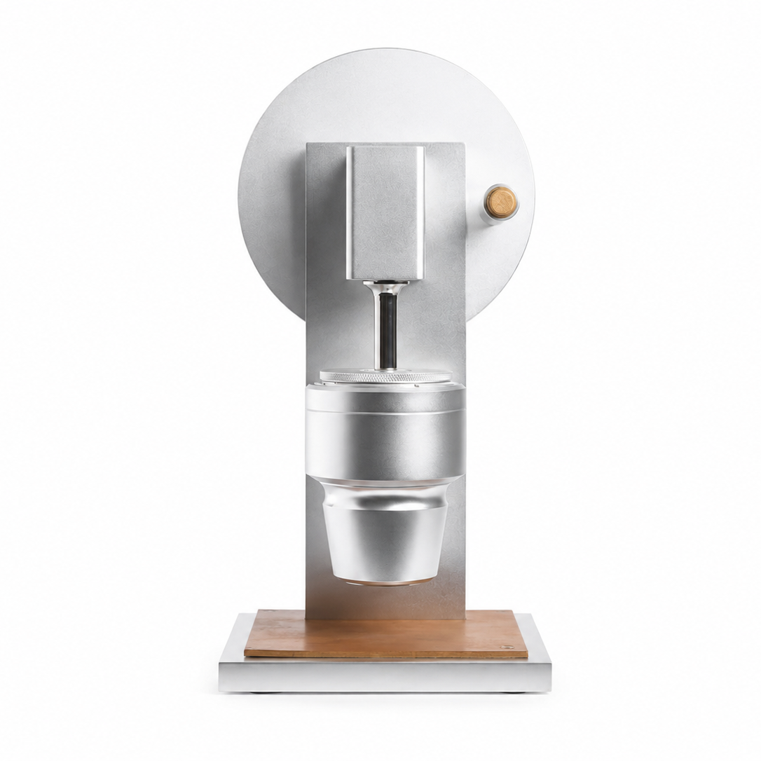 Premium Silver 83mm Conical Burr Manual Coffee Grinde