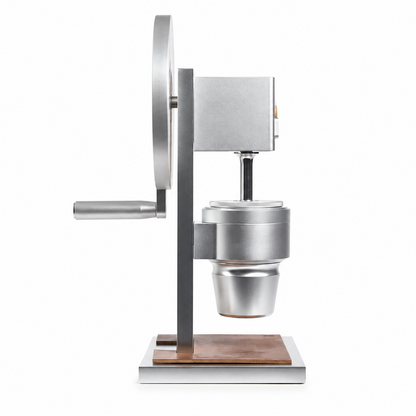 Premium Silver 83mm Conical Burr Manual Coffee Grinde