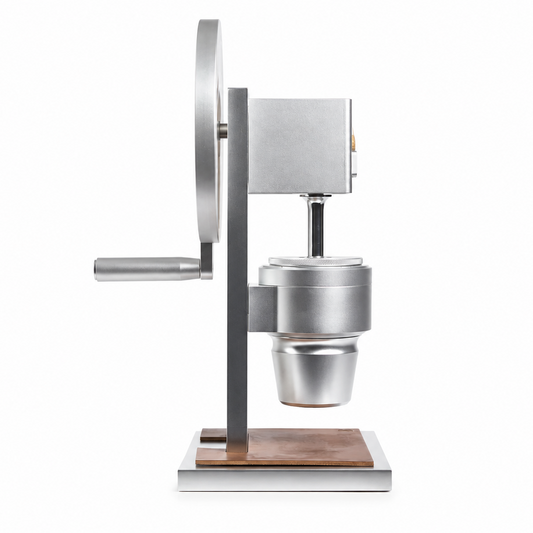 Premium Silver 83mm Conical Burr Manual Coffee Grinde